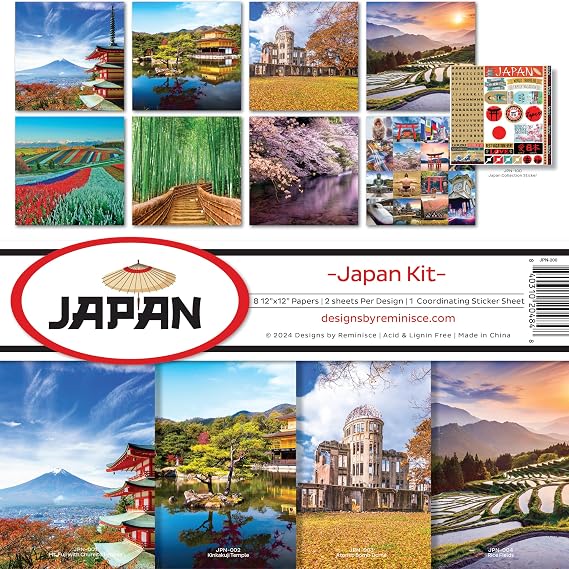 Reminisce Japan Scrapbook Collection Kit