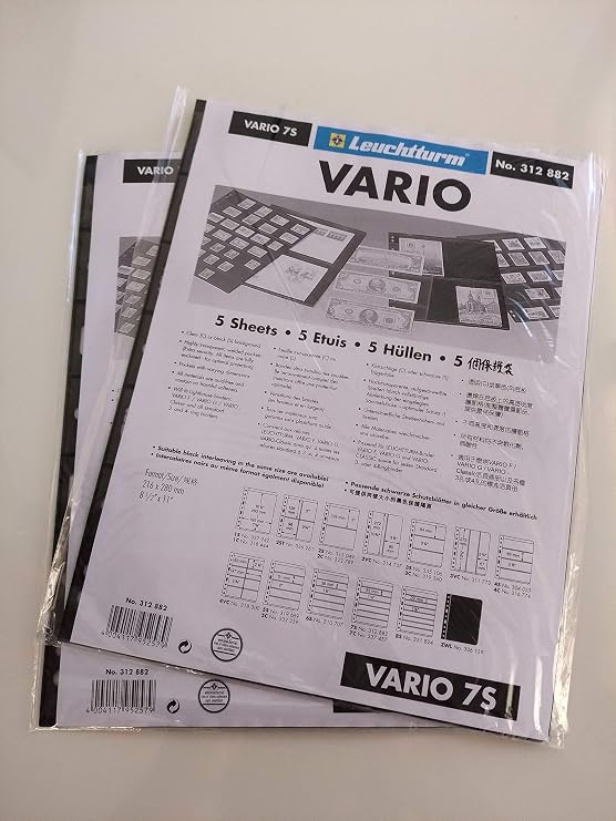Lighthouse VARIO 7S Stamp Stock Pages -5 Pages
