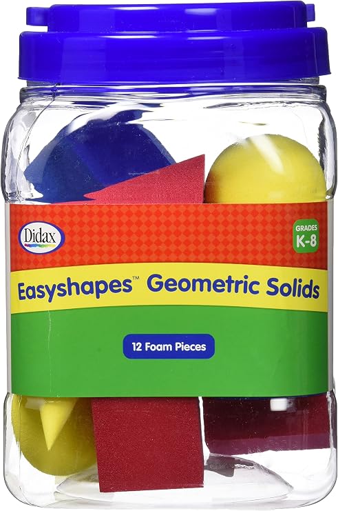 Didax Educational Resources 2-501 Easyshapes Geometric Solids Set