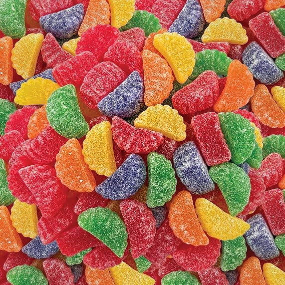 Fruit Slices - Jelly Candy - Assorted Fruit Flavors - 2 Lb Pack | Unwrapped Old Fashioned Candy, Chewy Candy, Gift Basket Filler