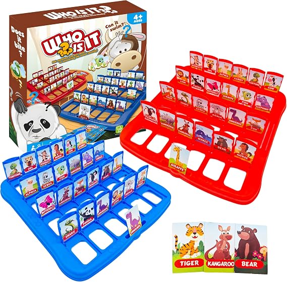 Table Game for Kids,Animal What is It Board Game for 2Players,Family Game