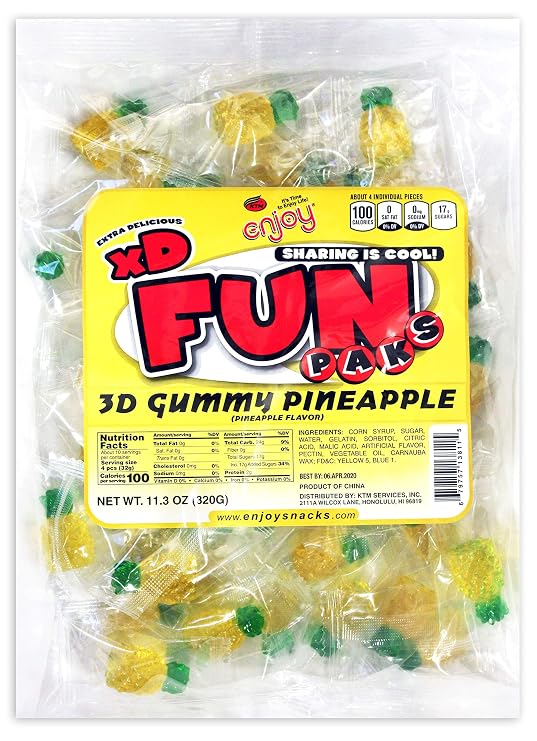 Enjoy Fun Pack 3D Gummy (Pineapple)