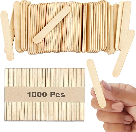 Mini Popsicle Sticks, Natural, 1000 Pack, 2.5 Inch