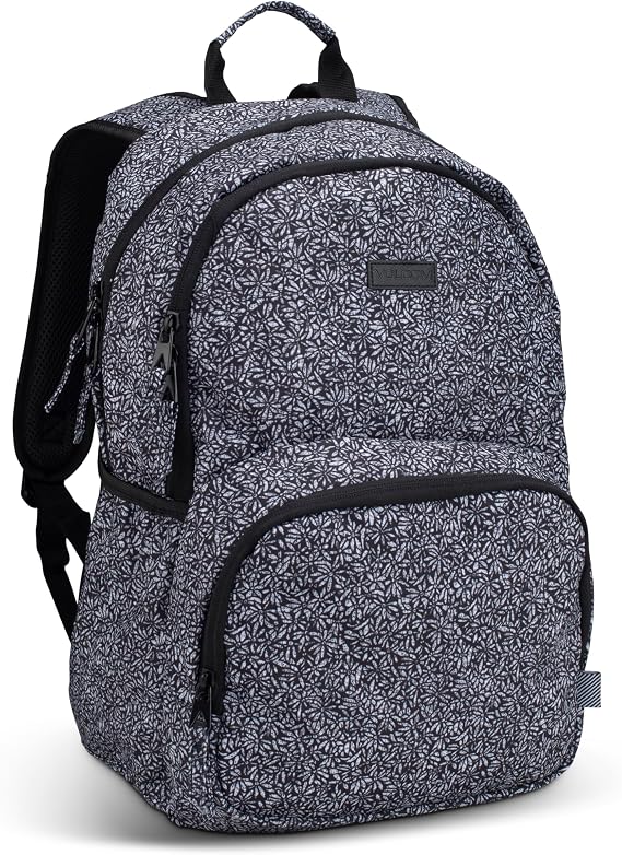 VOLCOM Upper Class Backpack, Black/White, One Size