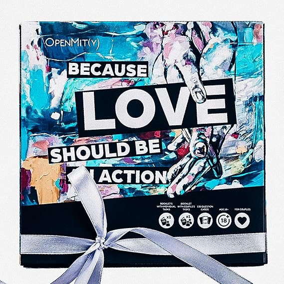 Relationship Game Perfect for Date Night Ideas Includes Conversation Starters Cards, Couple's Activities and Individual Tasks
