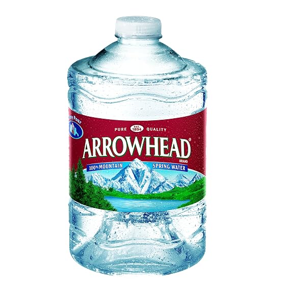 Arrowhead Mountain Spring Water, 3 Liter Jug