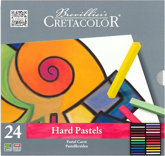 Cretacolor Carre Pastel Set, Set of 24, Multi