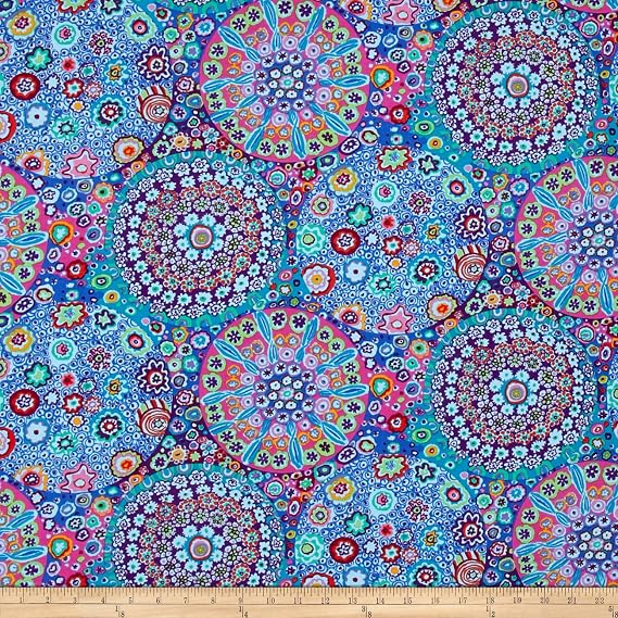 Kaffe Fassett Millefiore Aqua Cut by the Yard