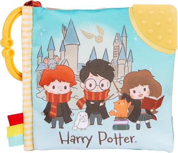 Kids Preferred Harry Potter Soft Book with Toy, Teether, and Crinkle, 5 Inches