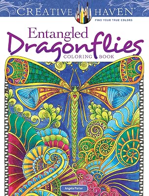 Creative Haven Entangled Dragonflies Coloring Book Adult Coloring Books: Insects Paperback Coloring Book, April 20, 2016