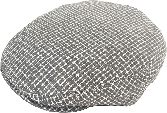 Summer Plaid Ivy Scally Driver Cap Polyester Flat Hat