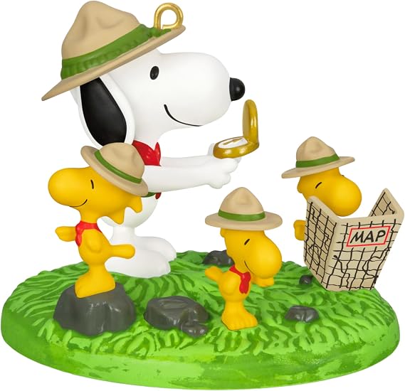 Hallmark Keepsake Peanuts Christmas Ornament (Orienteering)