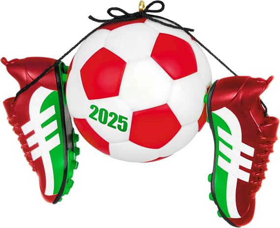Hallmark Keepsake Christmas Ornament, Soccer Star 2025, Gifts for Sports Fans